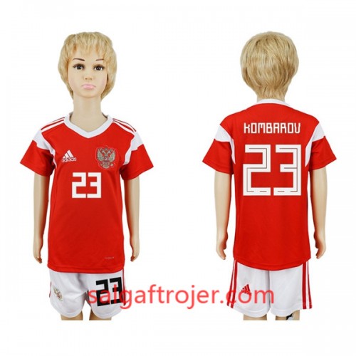 Rusland Fodboldtrøjer Kombarov 23 Børn Hjemmebanesæt VM 2018 Rusland Fodboldtrøjer Kombarov 23 Børn Hjemmebanesæt VM 2018